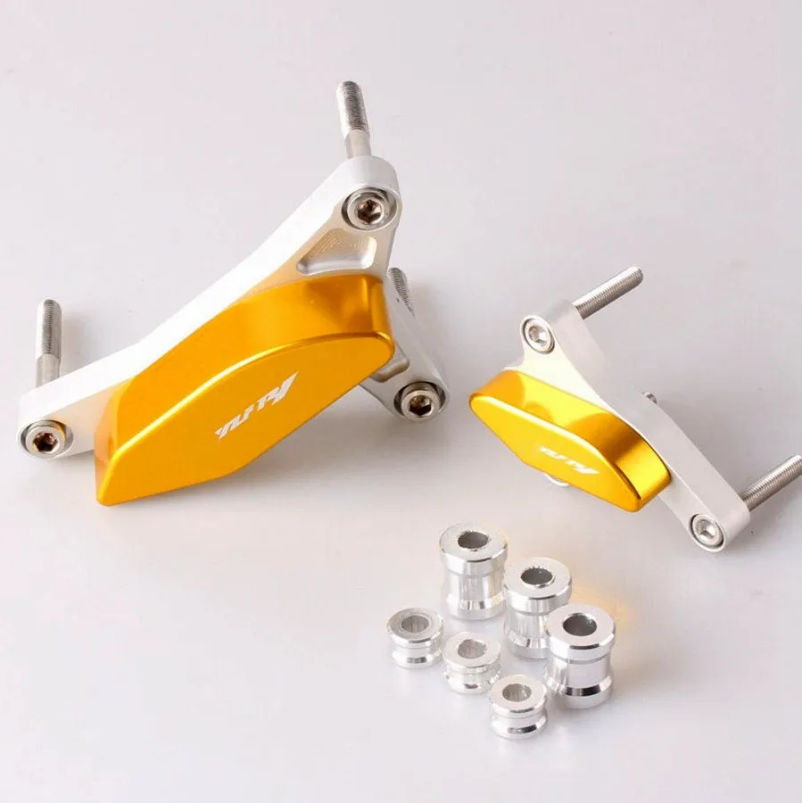 

Gold Motorcycle Engine Stator Slider Protector Cover For YAMAHA YZF R1 2004 2005 2006 2007 2008