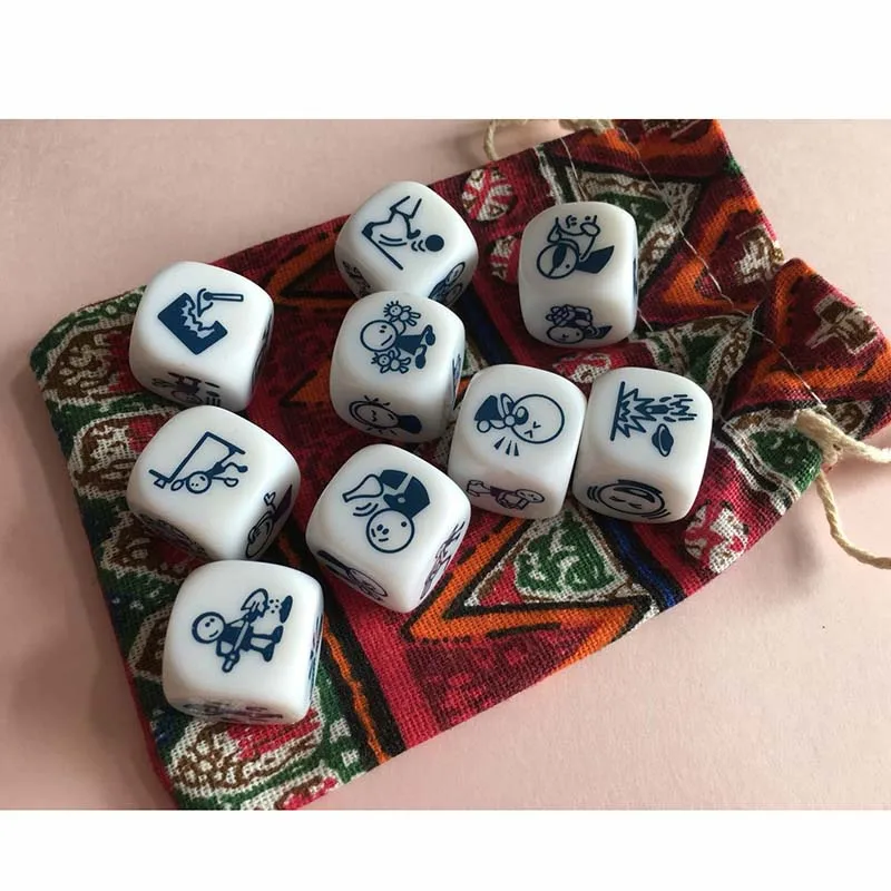 

Basic/Action Story Dice Puzzle Board Game Telling Story Family/Party/Friends Parents with Children