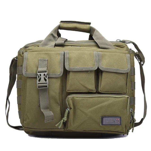 Military Messenger Bag Multifunction Single Shoulder Pack 15" Military Laptop Bags Large Camo