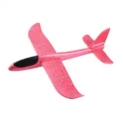 Epp пена Glider самолет DIY ручной бросок летательный аппарат Открытый Запуск круглая игрушка модель строительные наборы для детей