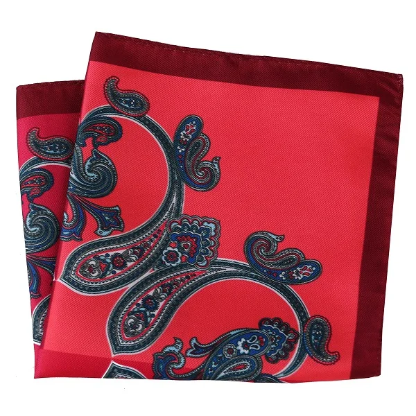 DPH028 Pocket Square Портной Смит 30x30 см Карманный квадратный Пейсли Карманный квадратный модный мужской платок цветочный полосатый платок Карманный мужской - Цвет: DPH028 Pocket Square