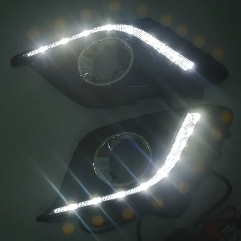 

LED DRL For Mazda 3 axela 2013-2016 Driving DRL turn signal Daytime Running Light fog lamp Relay 12v Daylight car styling