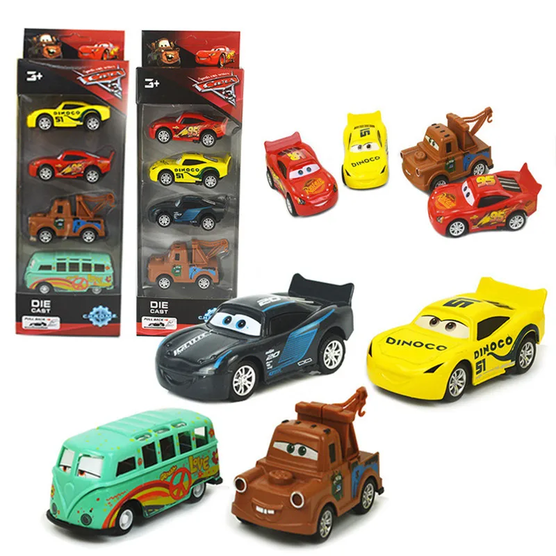 Disney Pixar Cars 3 1:55 McQueen Cruz Ramirez Mater Diecast Metal Alloy Model Toy Cars Pixar Cars 3 Mini Toys For Kids 4Pcs/Set Disney Pixar Cars 3 1:55 McQueen Cruz Ramirez Mater Diecast Metal Alloy Model Toy Cars Pixar Cars 3 Mini Toys For Kids 4Pcs/Set