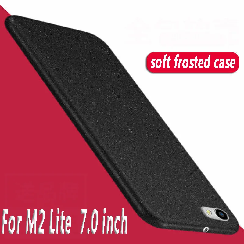 

For huawei M2 Lite PLE-703L Case cover Silicone Sandstone Soft Tpu cases For Huawei MediaPad T2 7.0 Tablet Protector back Cover