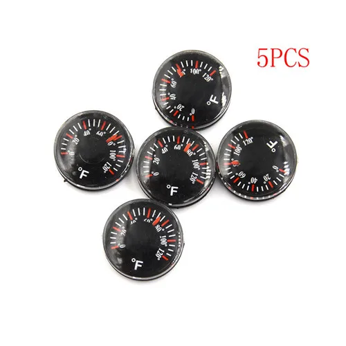 1PC Diameter 20mm Plastic Round Mini Thermometer mini spirit Circular Thermograph Fahrenheit Thermometer