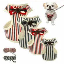 AU кружева поводок для собаки комплект мягкой сетки шлейка для щенка Ведущий для маленький средний комбинезоны для собак