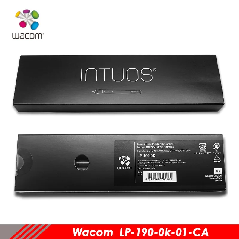 Оригинальные аксессуары Wacom ручка intuos LP 190 стилус для планшета CTL 490 \ 690 CTH 472