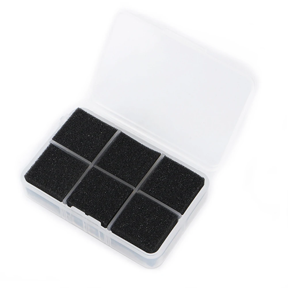 

6pcs Durable Filament Office Cleaner Block Dedusting Accessories Sealed Home Case Cleaning Tool 3D Printer Consumables Black