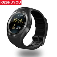 KESHUYOU YT1 watch phone smart watch ios woman sim card available yes clock wristwatch tracker bluetooth watch phone android