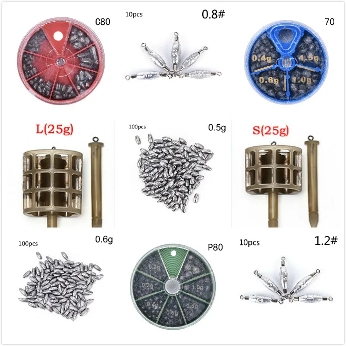 Раскол, круглая форма, свинцовые грузила для ловли карпа, Открытый зажим для укуса, не повредит леску