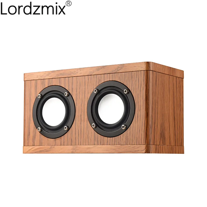 

Bluetooth Speaker Wireless HiFi mini Speaker High Quality Stereo 3D Surround Sound box System Built-in wood Speakers for jbl