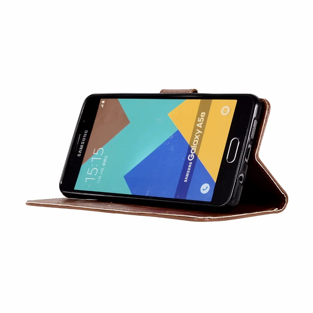 A510 для Samsung Galaxy A5 2016 a56 5 510 A510F a510fd Флип кожаный чехол sm a510f a510f/DS телефона