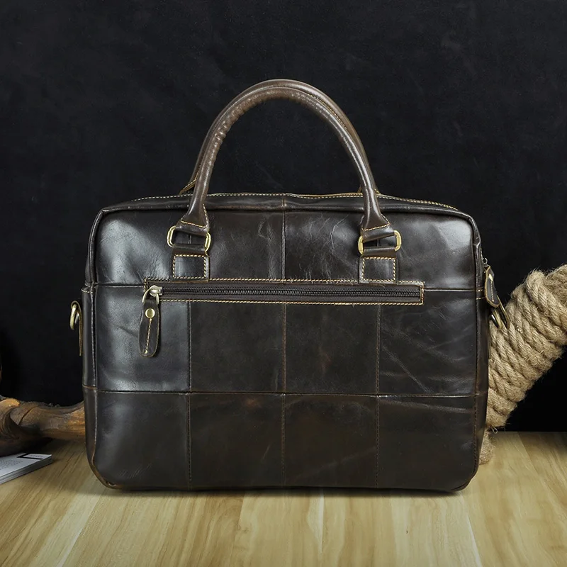 Мужской кожаный дизайнерский деловой портфель для путешествий 1", портфель для документов, сумка-мессенджер на плечо 9985b