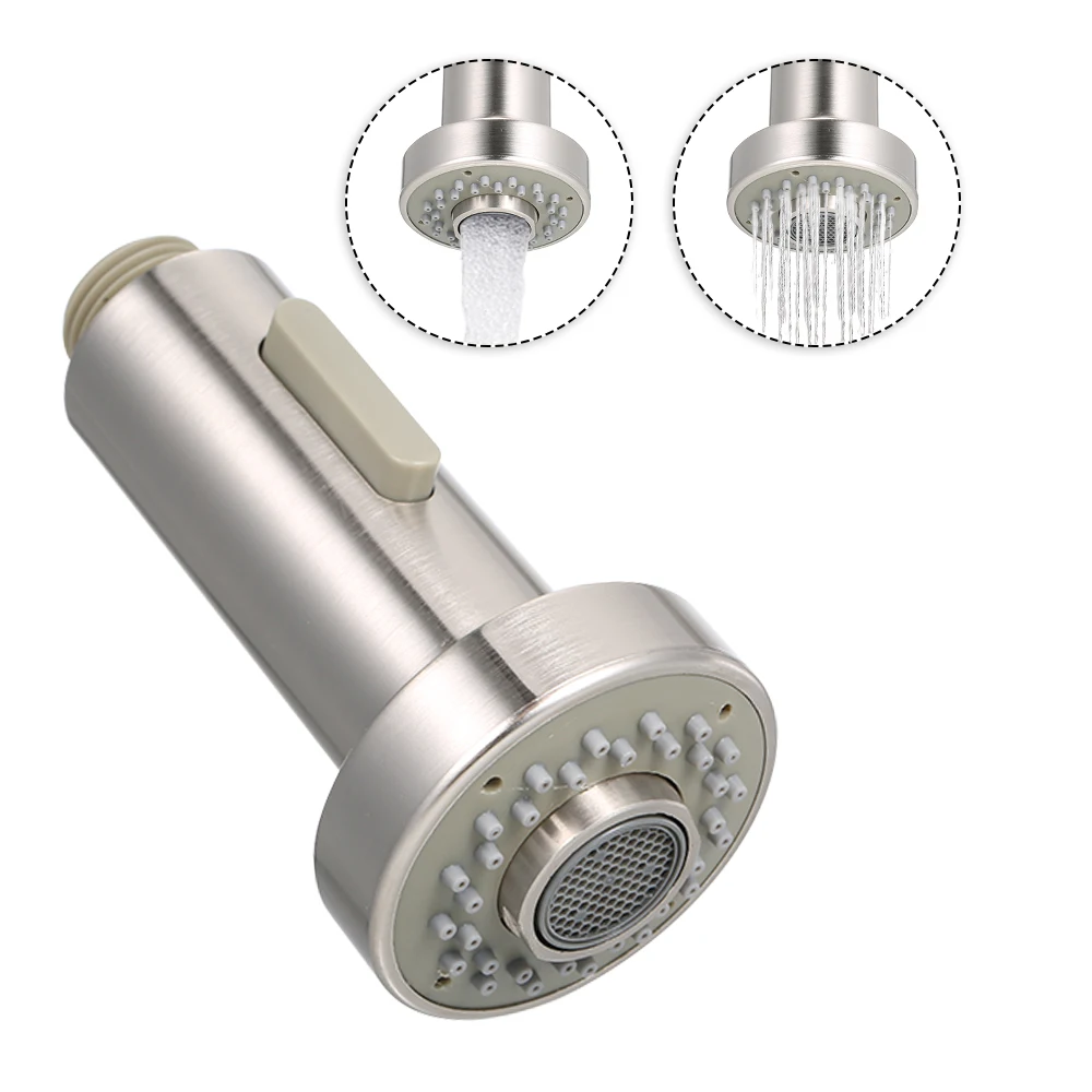 Dual Function Kitchen Sprayer Head Chrome Replace Spout for Kitchen Faucet Stream Sprayer Spout for Kitchen Faucet Dual Function Kitchen Sprayer Head Chrome Replace Spout for Kitchen Faucet Stream Sprayer Spout for Kitchen Faucet