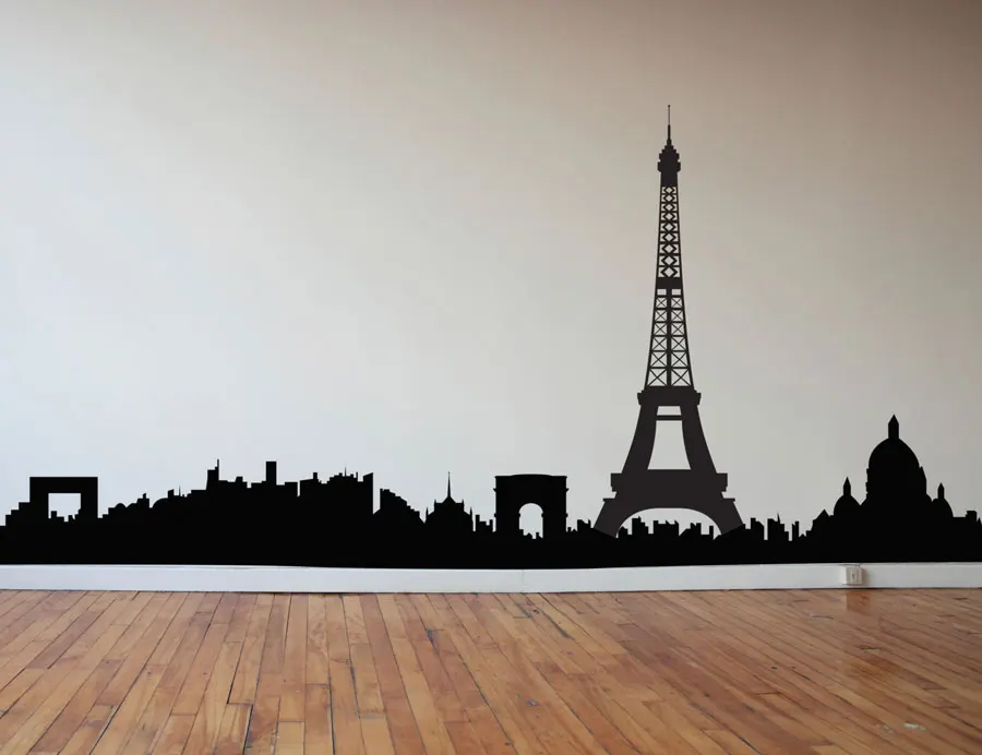 Paris Townscape French France Car Decal Sticker