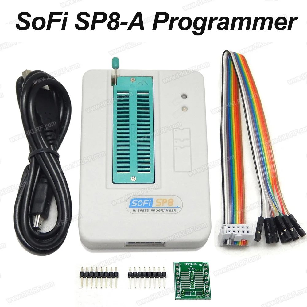 

SOFI SP8-A Programmer High speed USB Universal ( 25T80/24C/93C/BR90 93/SPI BIOS) EEPOROM Flash Pro Support Win7 64bits Win 8
