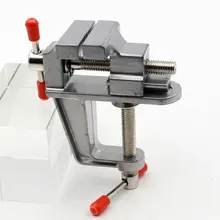 1 шт. Новинка 3,5 дюйма алюминиевый небольшой зажим для хобби ювелира на стол скамейка тиски мини инструмент тиски