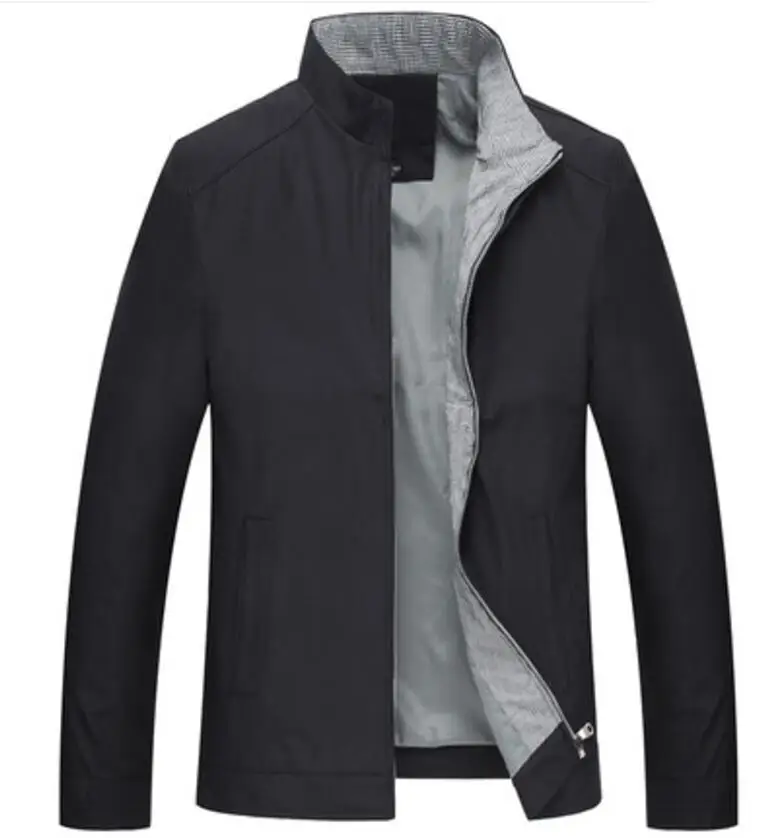 New middle aged men's jacket spring and autumn father's coat men's thin