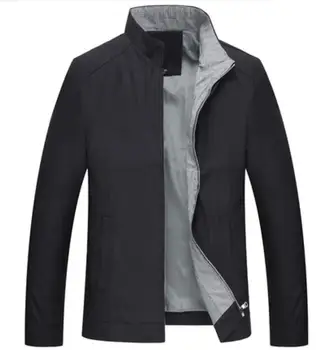 

New middle-aged men's jacket spring and autumn father's coat men's thin jacket fashion casual outwear ! M -3XL
