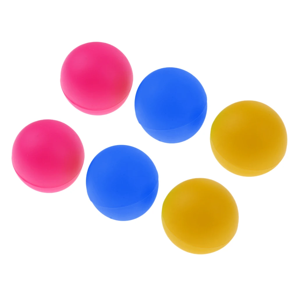 6pcs Mixed Color Cat Balls Plastic Beach Tennis Balls Beer Ping Pong Colorful Practice Replacement Table Tennis Ball