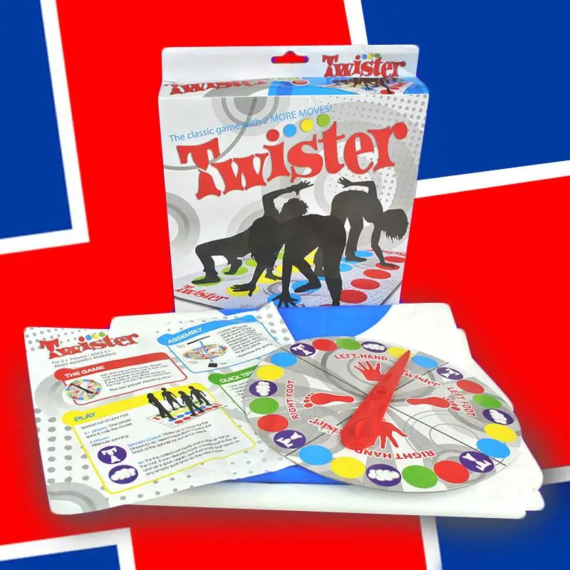 Забавные Twister Гибкая Настольная игра Семья вечерние движется вызов образование игрушки