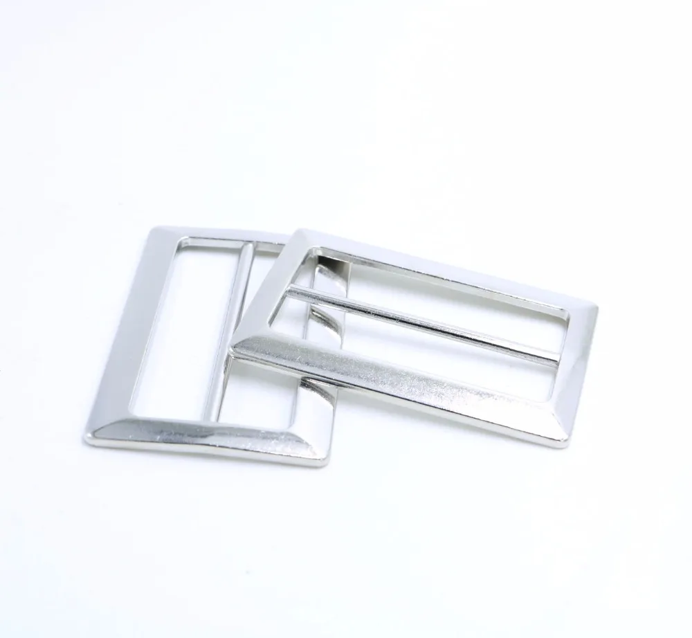 

5Pcs Adjustor Triglides Slides 50mm For Strap Webbing Belt Buckles silver color