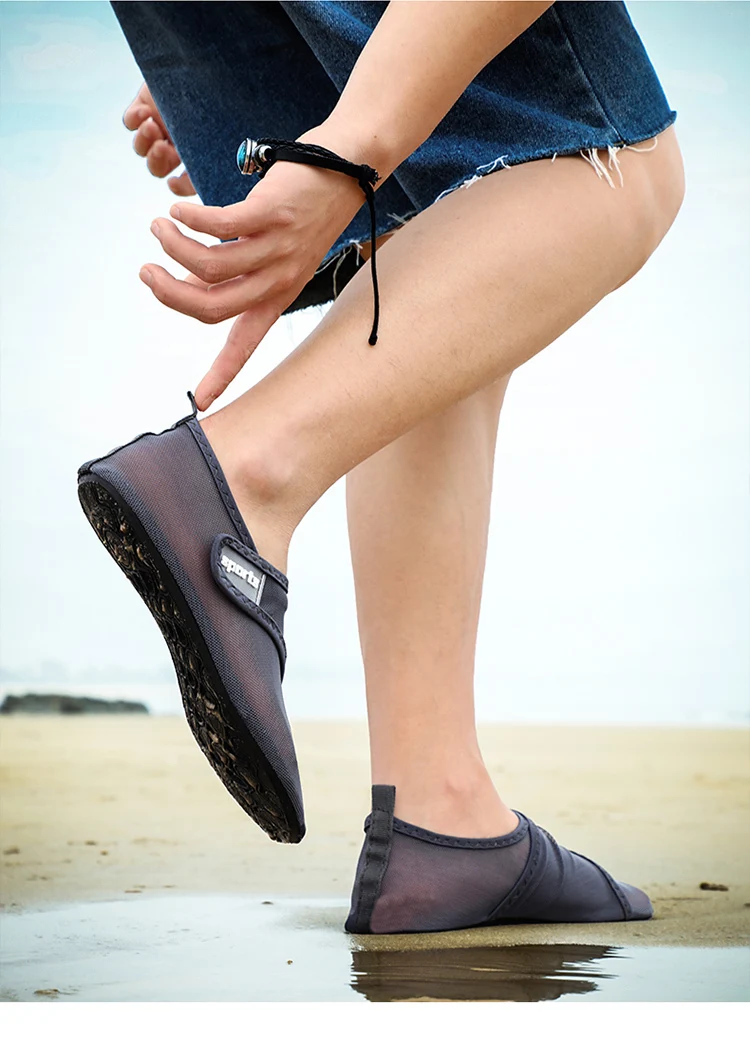 Мужская обувь; летняя водонепроницаемая обувь из сетчатого материала; дышащие мужские повседневные пляжные кроссовки без шнуровки; лоферы на плоской подошве; MaleTenis zapatos hombre