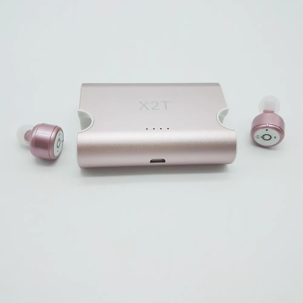 

Multi Color Bluetooth 4.2 Earphone True Stereo Mini Wireless Earbuds with Charging Case Support Connect Two Device