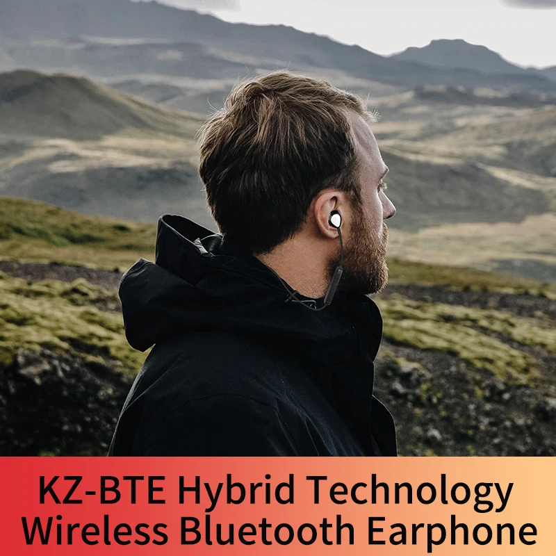 Kaufen KZ BTE 1DD + 1BA APTX Kopfhörer Sport Bluetooth Kopfhörer Wireless Headset HIFI Bass Ohrhörer für handys und musik kopfhörer