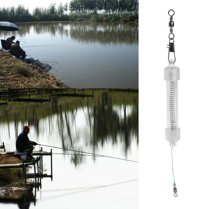 Fishing Feeder Automatic Device Stainless Steel Trap Spring Cage Bait Container huismerk kopen in de aanbieding Fishing Feeder Automatic Device Stainless Steel Trap Spring Cage Bait Container huismerk kopen in de aanbieding