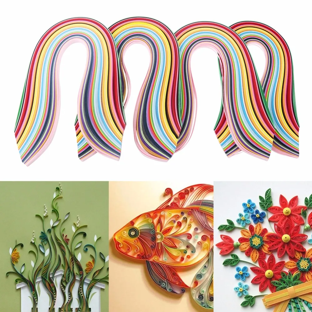 Buy 720pcs/set Paper Quilling 540mm Origami Paper Hand