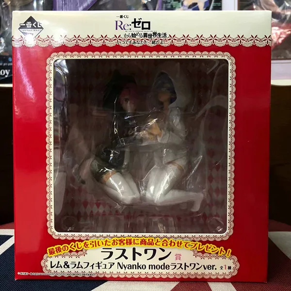 Re Zero Hajimeru Isekai Seikatsu Rem Ram Аниме Фигурка Эмилия волшебник ПВХ игрушки Коллекционные Фигурки Рождественский подарок