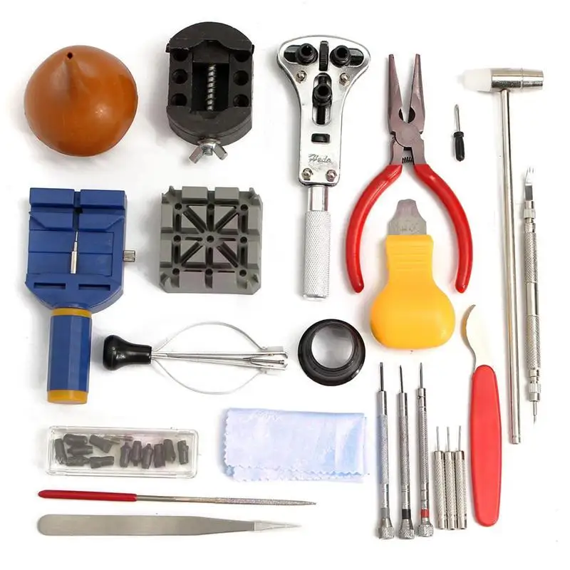 23 шт. Смотреть Repair Tool Kit ремешок держатель Ссылка Pin Remover молоток булавки весной бар снятие регулировка Tool Kit