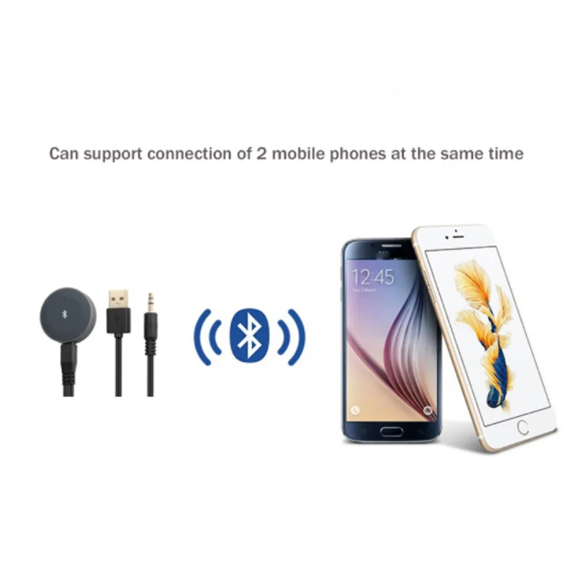 Handsfree CSRA64215 4,2 Bluetooth Автомобильный MP3 3,5 мм AUX HIFI аудио музыкальный приемник USB зарядное устройство поддержка Aac Aptx-ll индикатор