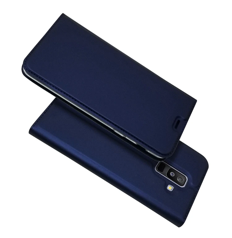 Флип для samsung Galaxy A6 Plus Coque Роскошный кожаный бумажник флип-чехол для samsung A6 Plus чехол для samsung A6 Plus Etui