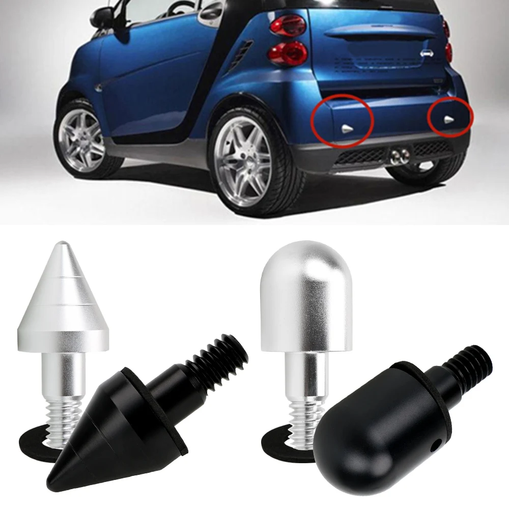 For Benz SMART Fortwo W451 2009- Car Accessories Car Rear Bumper Spike Anti Collision Auto Rear Bumper Guard Protector