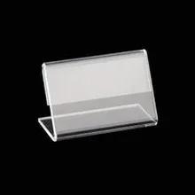 Горячая распродажа 10 шт. 6x4 см модная настольная карта ценник знак настольная Этикетка Рамка Дисплей Держатель рекламная карта для торгового центра