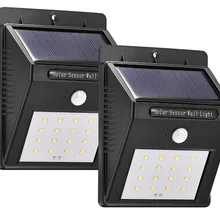 2835SMD 16 Светодиодный s солнечная панель светодиодный PIR датчик движения лампа ночник садовый Декор настенный светильник энергосберегающий
