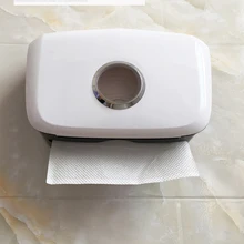 Квадратная пластиковая коробка для туалетной бумаги Настенная Ванная комната утолщенная большая емкость коробка для салфеток Отель Туалет бумажный держатель для полотенец