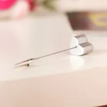 Доступная поддержка для фото/памятки/карты провод Alligator для основания смолы в форме сердца памятки зажимы