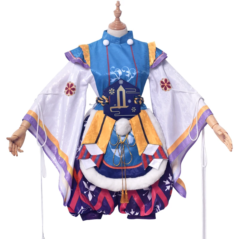 [В наличии] 2018 аниме Onmyoji Snorunt Униформа SSR фигурка Косплей Костюм Полный комплект