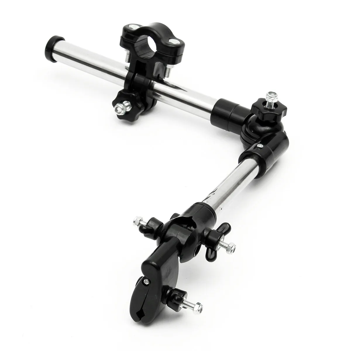 Umbrella Stand Baby Car Supporter Connector Holder Pipe Bar Attachment Clamp Wheelchair Scooter