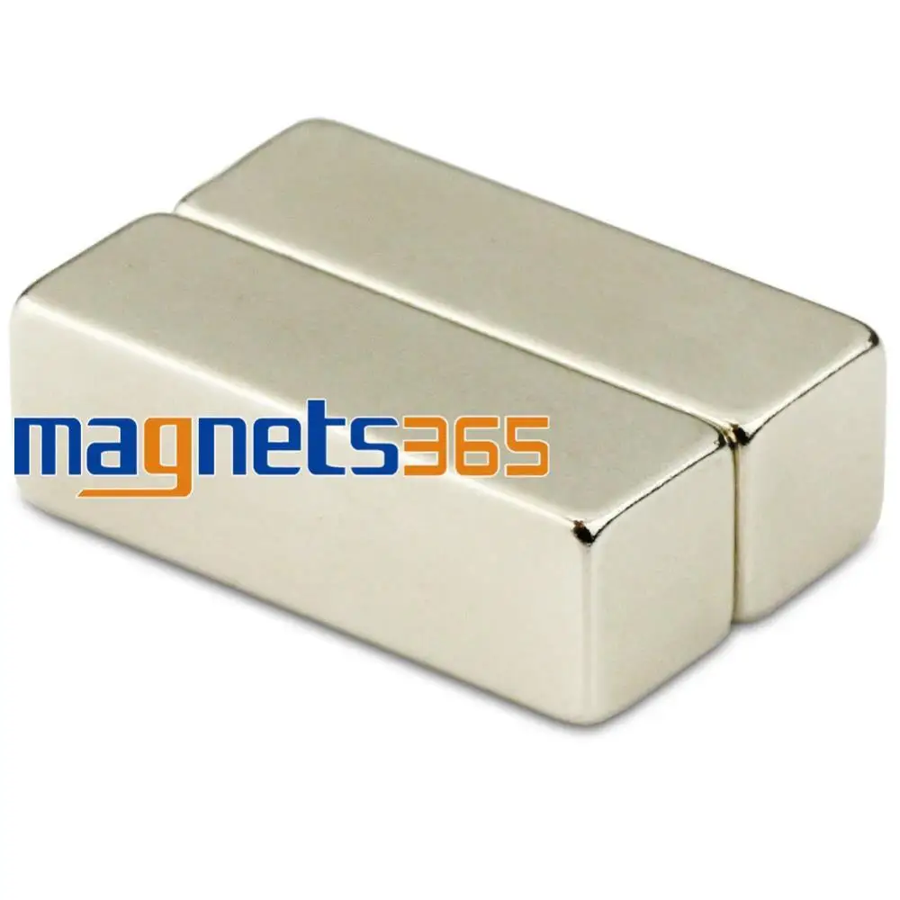 

OMO Magnetics 2pcs/lot N50 Bulk Super Strong Strip Block Bar Magnets Rare Earth Neodymium 30 x 10 x 10 mm