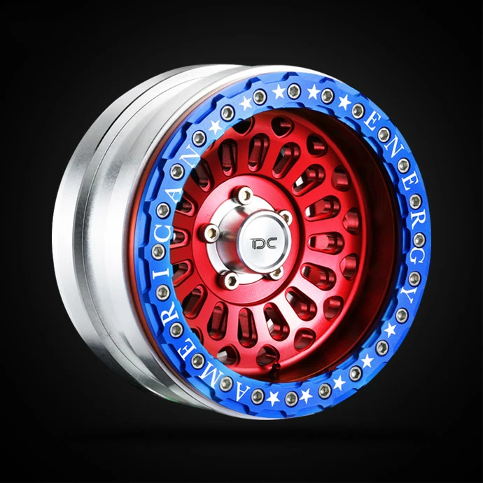 

4pcs 2.2inch CNC Machined Beadlock Alloy Wheel For 1/10 RC Crawler Car Traxxas Trx-4 Trx4 T4 D90 D110 Axial Scx10 90046 90048