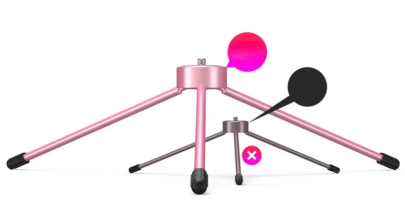 1.7m Extendable live Tripod Selfie Stick LED Ring light Stand 4 in 1 Monopod Phone Mount  3