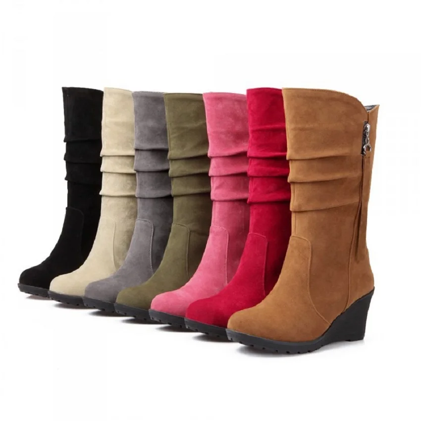 knee high wedge boots sale