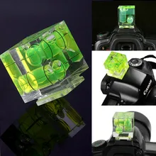 camera hotshoe Transparent three-dimensional horizontal bead Level Three of three dimensional cube beads