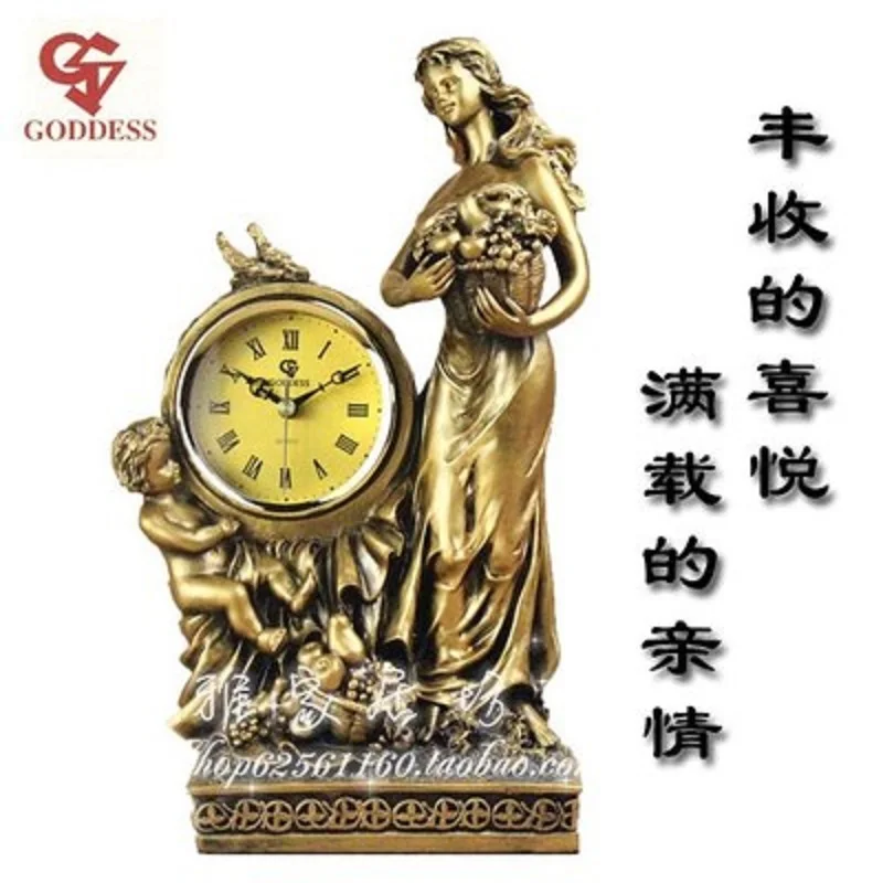 ^*Best Offers Resin process of European retro-seat clock and clock silent seat clock alarm clock and table clock ^*Best Offers Resin process of European retro-seat clock and clock silent seat clock alarm clock and table clock