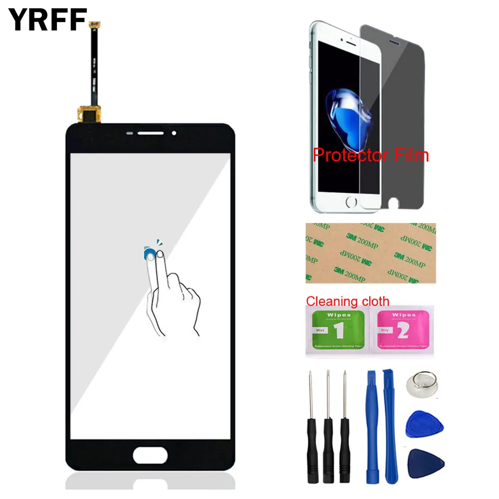 

6.0'' Mobile Phone Front Glass Sensor For MEIZU M3 Max Meilan Max Touch Screen Digitizer Panel Glass Tools Free Protector Film