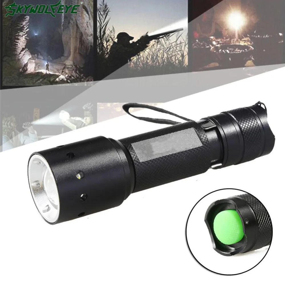 SKYWOLFEYE фонарик с фокусом 3200 люмен 3 режима T6 LED 18650 лампа Powerfful фонарик|3 mode|flashlight torcht6